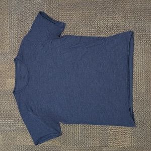 Taylor Stitch Men's Merino Tee in Heather Navy Size 45